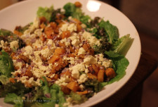 Chef Noji's butternut, beetroot and feta salad. 