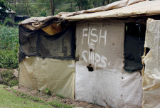 On a trip to Naivasha, we came across this fish and chips spot. Inside we saw that they had a wider selection of different dishes on offer, besides the "fish and chips." It was a small space but I think it had a really private and cosy feel!