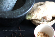 This is how Ghanaians seasoned their food before "The Infamous Maggi/Knorr/Whatever" stock cubes. Cloves, ginger and dried shrimp ground on a stone. <br />
"I recall we used to use a mixture of cloves, ginger and dried shrimps ground on a special stone for soup seasoning." From my Ghanaian aunt.