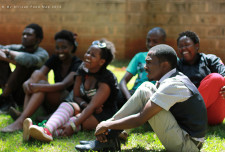 I spent part of the day filming and interviewing students at Kenyatta University. They were a wonderful and energetic bunch!